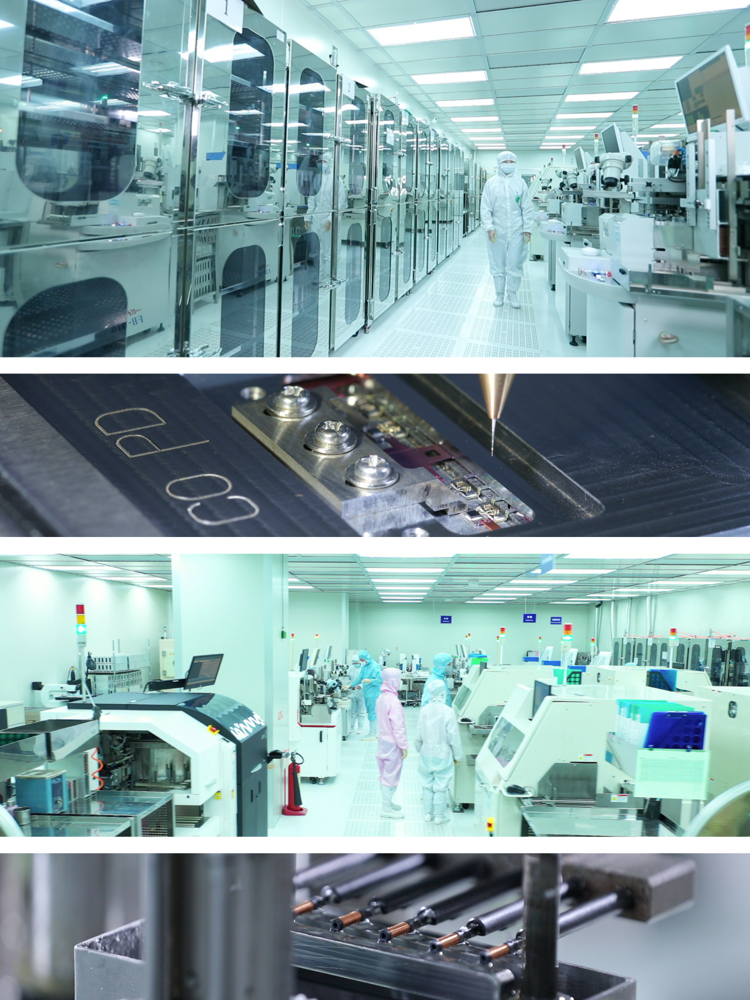 Nuestra fábrica automatizada, construida en 2017, está ubicada en Hsinchu, Taiwán.